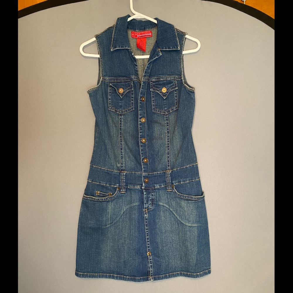 90’s Vintage Jean Dress! - Picture 3 of 4